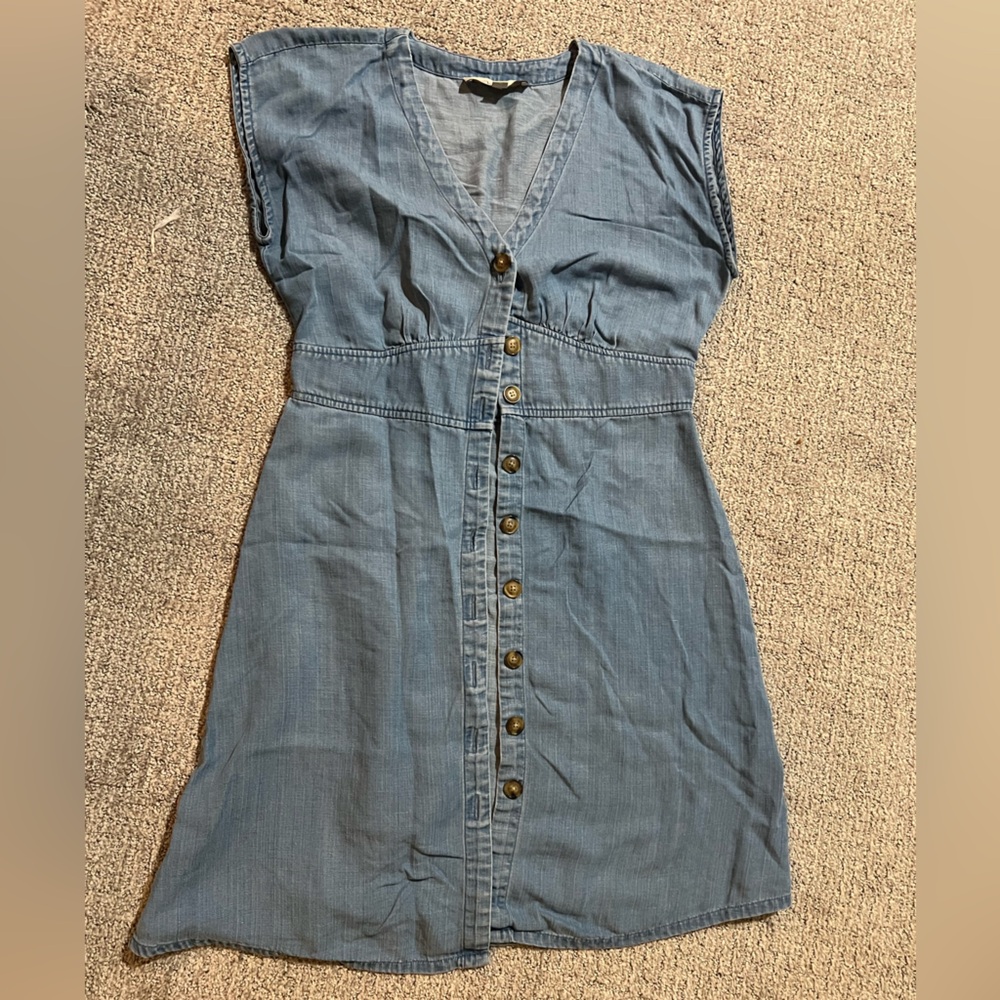 LOFT Denim Sleeveless Dress